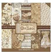 STAMPERIA -OLD LACE PAPERPACK 12" X 12 "